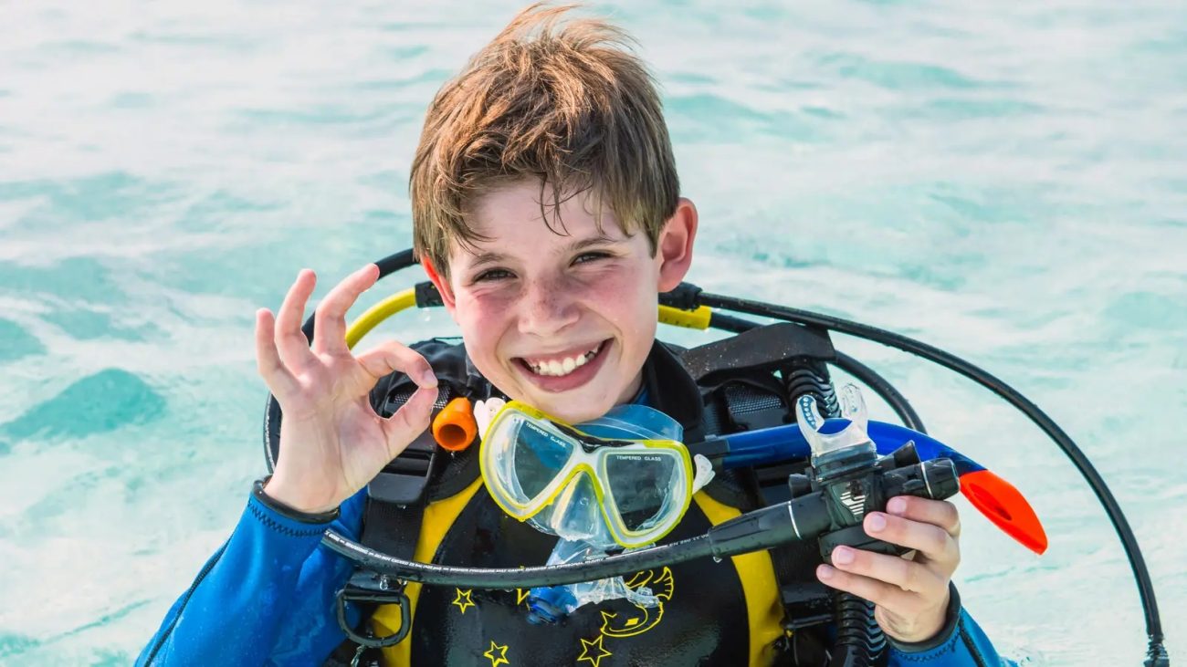 غواصی کودکان